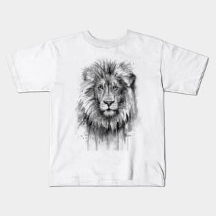 Lion Watercolor Kids T-Shirt